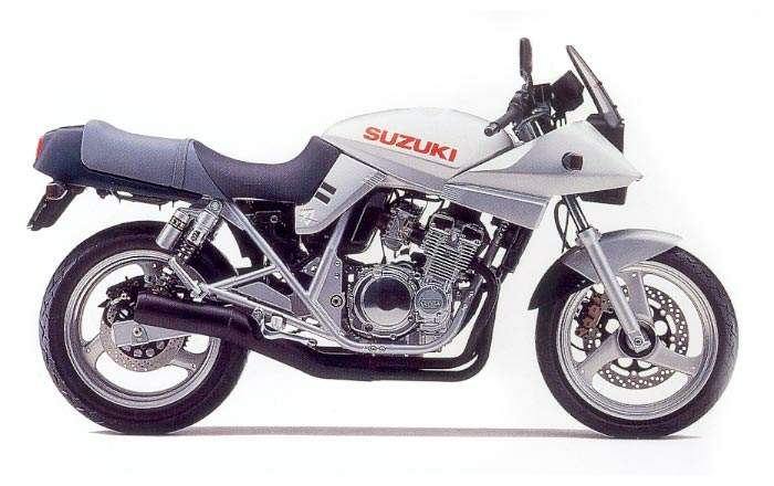 Scan pie charter Suzuki GSX 250 SSN Katana (1992-93) technical specifications